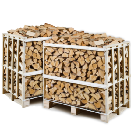 Dried Ash Logs (Crate) – 2 Crates